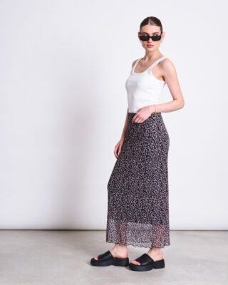 Maxi Rock in Mesh von Jan n' June, Leo Print