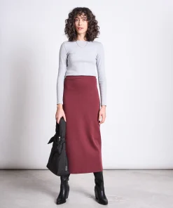 BURNITA Rock Intense Rust Vorderansicht, nachhaltiger Maxirock