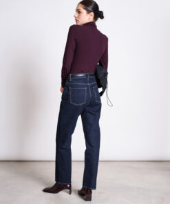 Rückansicht Jan’n’June VILCA Jeans Dark Blue, High Waist, Straight Fit
