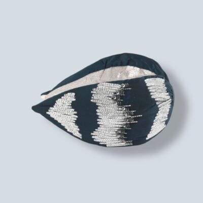 NamJosh Haarreifen Blau-Silber mit funkelnder Paillettenstickerei – erhältlich bei Spektrum23 Online-Shop Schweiz.