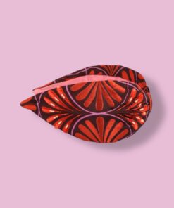 NamJosh Haarreifen Rot-Orange-Violett – handbestickt und bei Spektrum23 Schweiz.