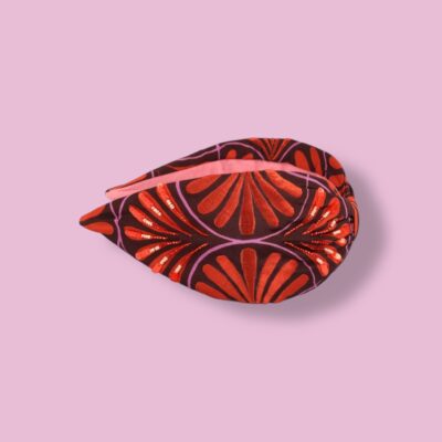 NamJosh Haarreifen Rot-Orange-Violett – handbestickt und bei Spektrum23 Schweiz.