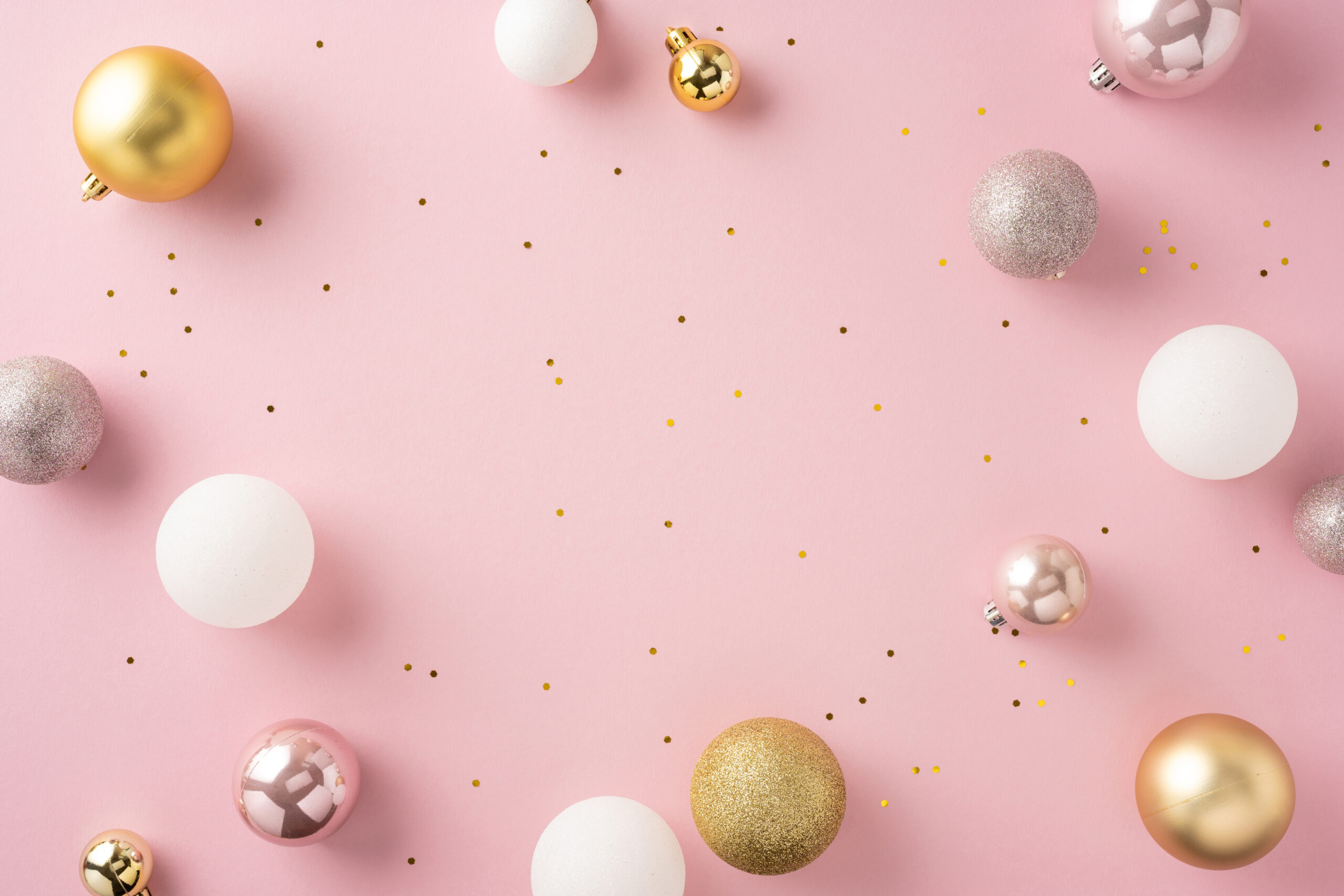 Weihnachtlicher Hintergrund mit Werbung für die Winterkollektion von Spektrum23